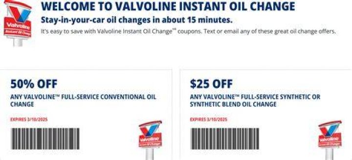 50 Off Valvoline Oil Change: Your Car's Milestone Moment
