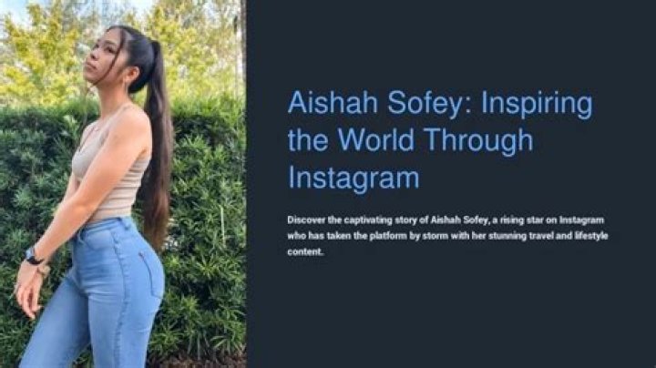 Aishah Sofey Erome: The Inspiring Journey of a Rising Star