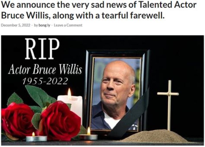 Bruce Willis: Unraveling the Myths Surrounding Bruce Willis Death