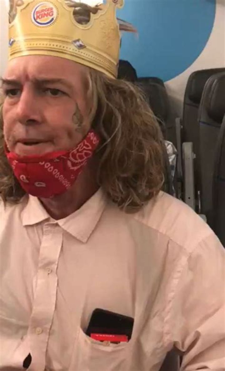 Burger King Crown On Plane
