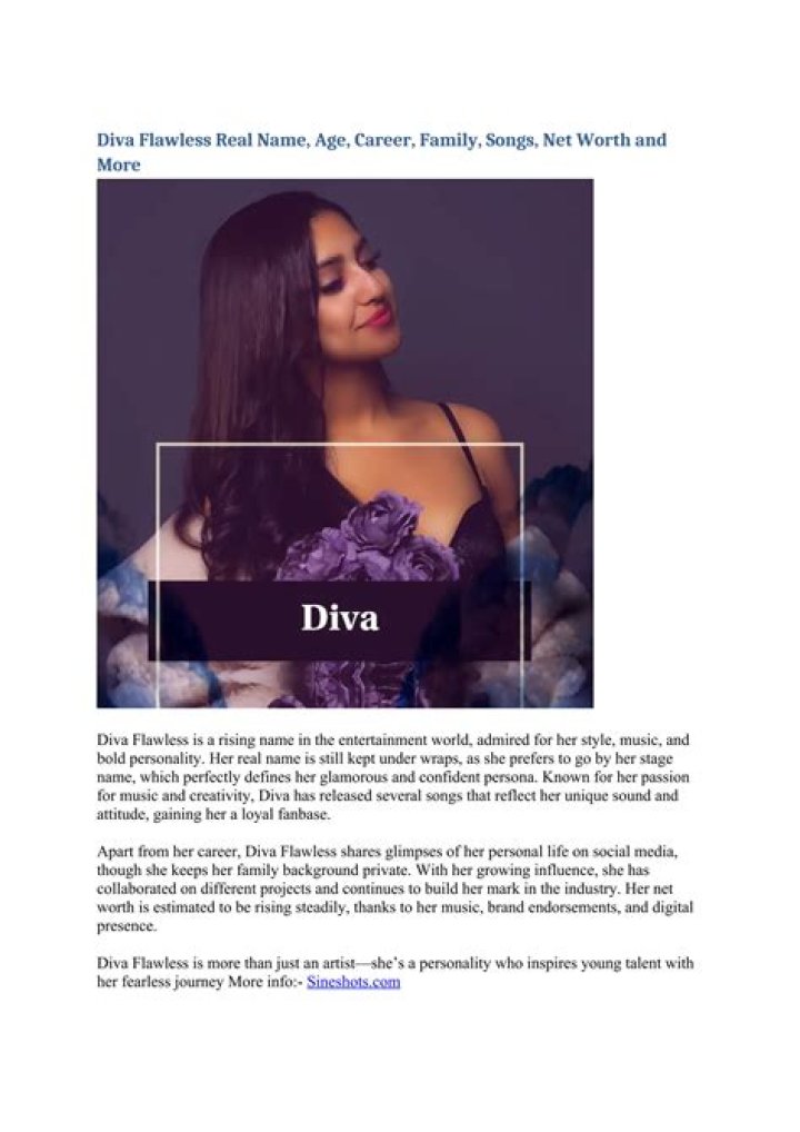 Discover the True Identity: Diva Flawless Real Name Unveiled