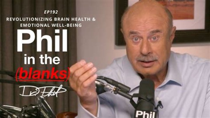 Dr. Phil: Revolutionizing Personal Development and Mental Health