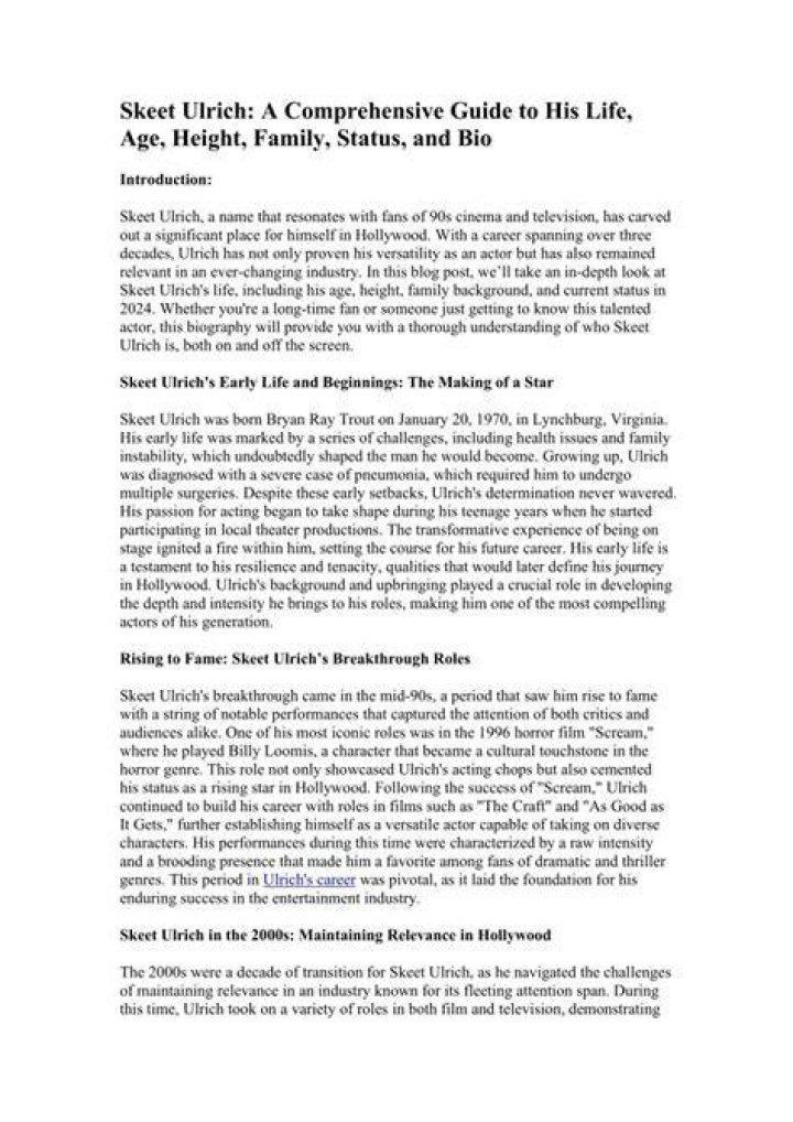 Gus Kamp Age: A Comprehensive Guide to His Life and Legacy