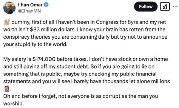 Ilhan Omar Net Worth: What the Records Reveal About Her Finances