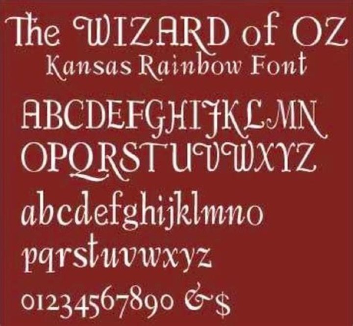 Kansas Rainbow Font