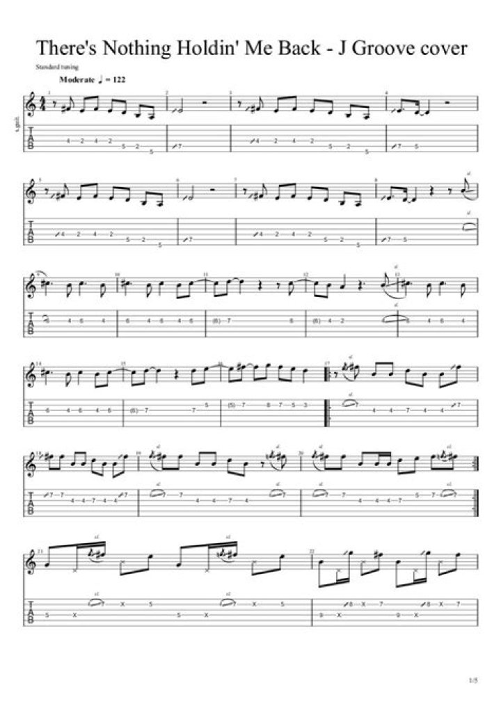 Mastering "There's Nothing Holding Me Back" Chords: A Complete Guide for Guitarists
