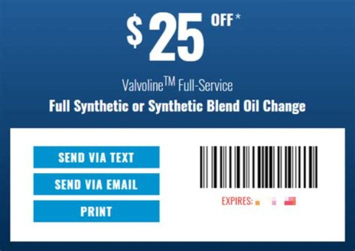 Maximize Your Savings with Valvoline Coupons $25 Off