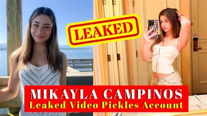 Mikayla Campinos Video Leak: Unpacking the Controversy and Privacy Questions