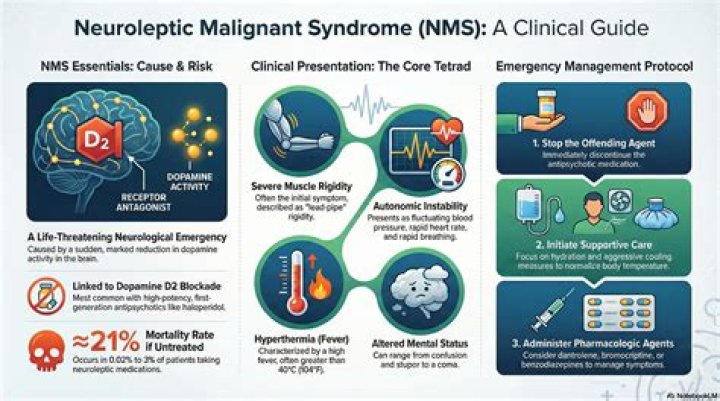 Neuroleptic Malignant Syndrome (NMS): Symptoms, Treatment & Research