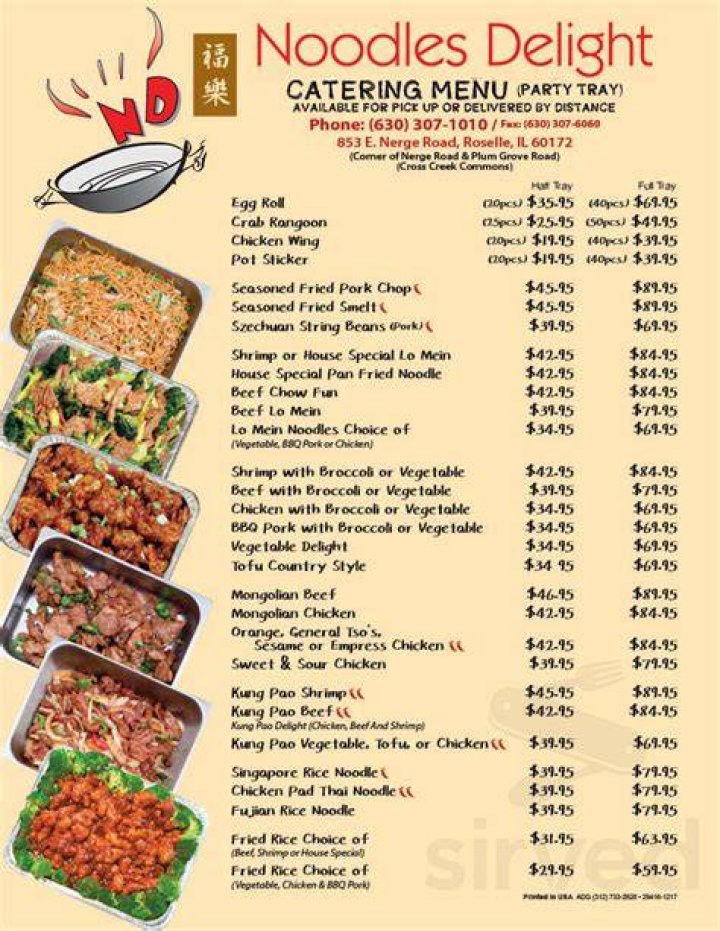 Noodles Delight Roselle IL: The Ultimate Guide to an Unforgettable Dining Experience