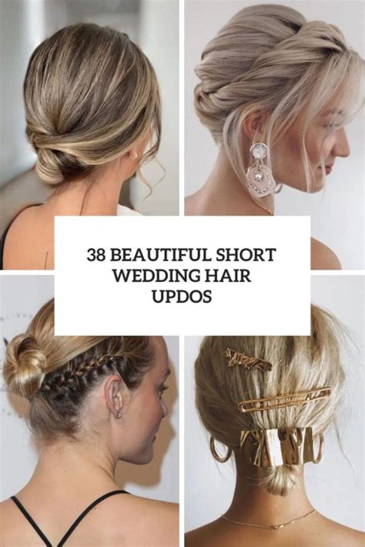 Stunning Wedding Updos for Short Hair: Effortless Elegance for Your Big Day