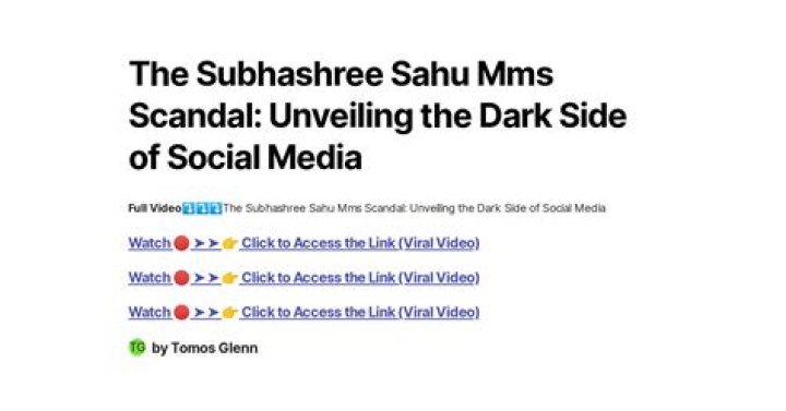 Subhashree Sahu MMS Video: Unveiling the Facts and Debunking the Myths