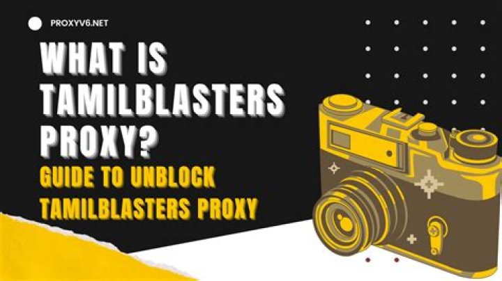 Unblock TamilBlasters: Proxies & Mirrors - Access & Guide