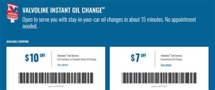 Valvoline Best Coupon: Your Ultimate Guide to Saving Big on High-Quality Oil Products