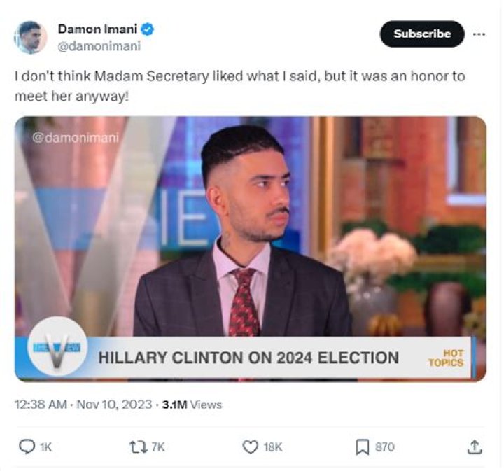 Was Damon Imani Really On The View