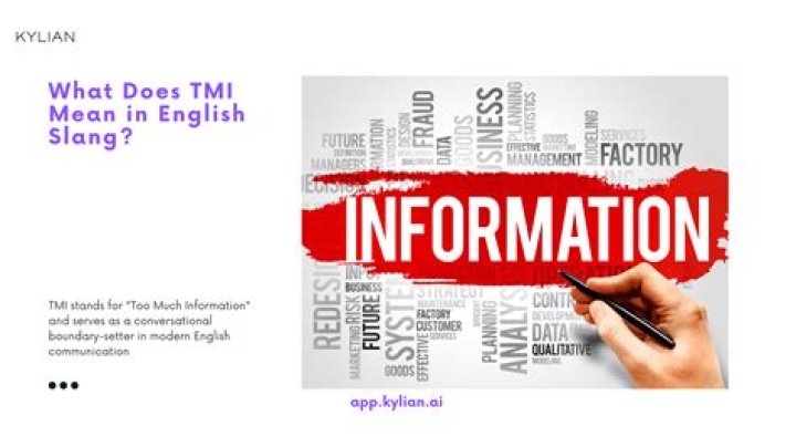 What Does TMI Mean? A Comprehensive Guide to Understanding TMI in Modern Communication