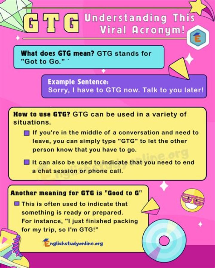 What is GTG in Texting? A Comprehensive Guide to Understanding GTG Meaning and Usage