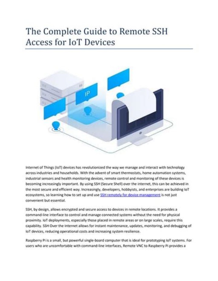 Your Complete SSH Remote IoT Tutorial: Securely Access Devices Today