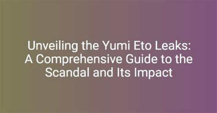 Yumi Eto Hospitalized: The Latest Updates and Comprehensive Insights
