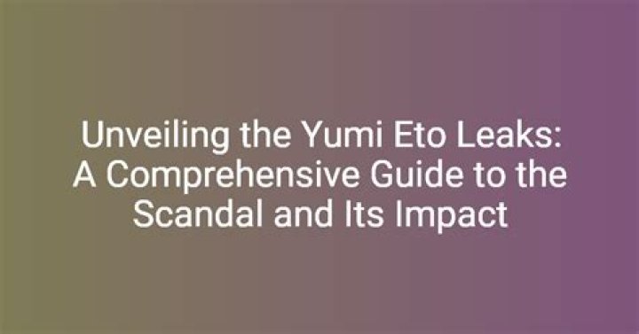 Yumi Eto Nude: A Comprehensive Exploration of the Misunderstood Topic