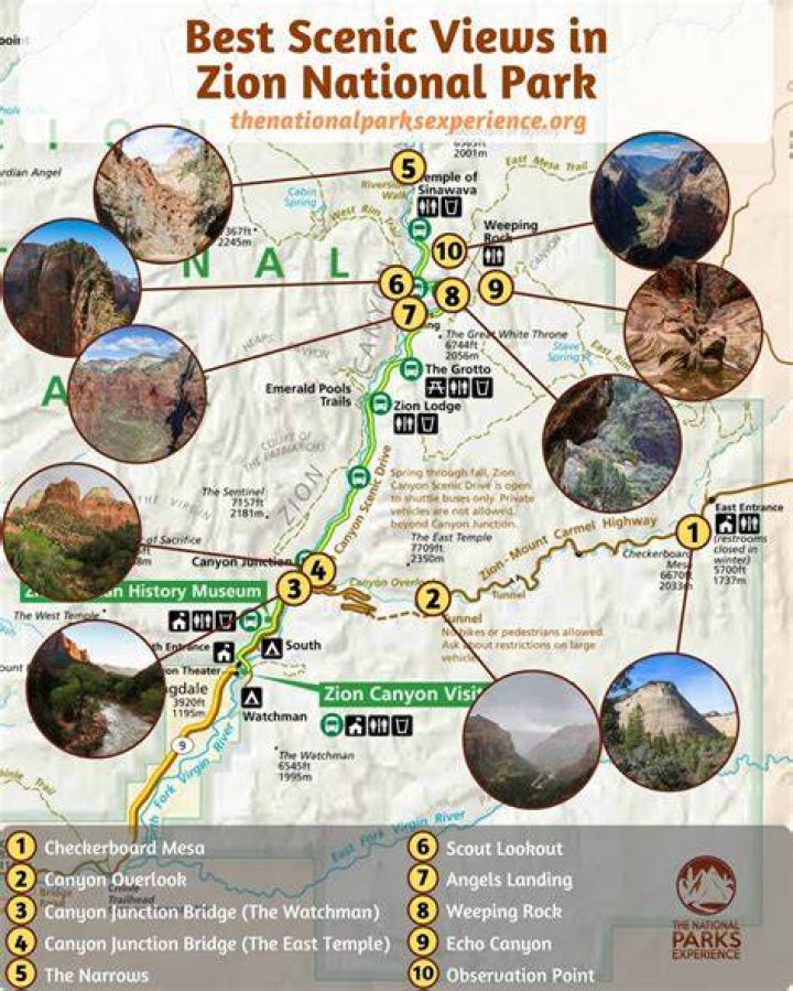 Zion National Park Map: Your Ultimate Guide to Exploring the Wonders of Utah